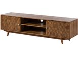 MASSIVMOEBEL24 | Mosayk #111 Mobile Tv In Legno Di Acacia Laccato / Natur 170X42X48