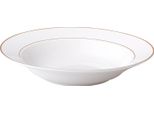 Ambition Aura Gold 23 Cm - Piatto Fondo In Porcellana / Stoviglie / Piatto Da Portata