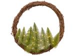 Ghirlanda Velia Con Salice Led 50X20Cm Homla