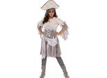 Bristol Novelty - Costume "Pirata"" Halloween - Ragazze BN4413 (104) (Grigio)"
