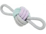 Trixie Junior Ø9X25 Cm Palla Di Corda Con Fiocchi Rosa Rosa Taglia Unica