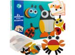 Animali Del Puzzle Di Legno Giocattolo Di Legno Giocattolo Educativo Giocattolo Per Bambini 22426