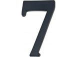 Numero Civico 7 Nero 19 Cm