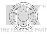 2X Tamburo Freno Posteriore 251212