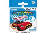 Pastelli A Cera Per Candele Hot Wheels 12 Colori