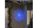 Mobili Luci Di Natale Pirotecniche 8 Pezzi 140 Led Blu 17 Cm - Ghirlande Di Natale 3190515