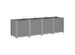 Vidaxl Fioriera Grigio Chiaro 160X40X53 Cm Pp