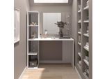 Vicco Tower, 122.2 Cm Con Specchio, Bianco
