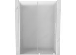 Mexen Velar Porta Doccia Scorrevole 130 Cm, Ghiaccio, Bianco - 871-130-000-31-20