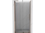 Mexen Velar L Porta Doccia Scorrevole 90 Cm, Trasparente, Oro Rosa - 871-090-003-01-60
