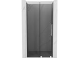 Mexen Velar L Porta Doccia Scorrevole 90 Cm, Grafite, Bianco - 871-090-003-41-20