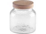 Contenitore Per Alimenti In Vetro Ravi Con Coperchio In Legno 600 Ml
