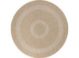 Teppich Da Esterno Comilla Beige 200 Cm Rund