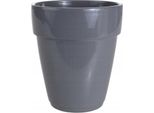 Astuccio Per Orchidee In Ceramica Grigia 13 X 14 Cm