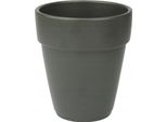 Astuccio Per Orchidee In Ceramica Antracite 13 Cm