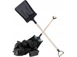 Pala Da Carbone In Acciaio Temprato 120 Cm