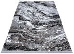 Tappeto Rettangolare 160X220 Cm Stefano - Grigio / Nero