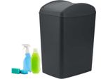 Cestino Ribaltabile Stretto 10L Plastica Antracite