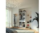 Vicco Armadio Multifunzione Elmo, 100 X 200 Cm Con 2 Cassetti, Bianco