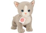 Teddy Hermann Babykatze, Kuscheltier, Stofftier, PlüSchtier, Katze, Grau, 24 Cm, 918417