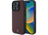 Mercedes Mehmp16X23Rbarr Iphone16 Pro Max 6.9 Czerwony/Rosso Custodia Rigida In Pelle Strutturata E Liscia Magsafe