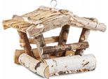 Mangiatoia Per Uccelli Da Appendere In Legno K2 24 X 20 Cm