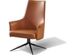 Poltrona Design Divano Divano Relax Pelle Lounge Club Tappezzeria Seduta Lusso Arancione Nuovo