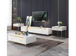 Credenza Mobile Basso Tavolino Da Salotto Credenza Tavolino Da Caffè Set Di 4 Pezzi Nuovo