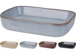 Casseruola Rettangolare In Gres 22,5X15,8 Cm - Resistente Al Calore E Lavabile In Lavastoviglie
