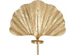 Mauro Ferretti Portacandela Foglia Oro 41X11.5X40 Cm Parete Decorativo