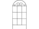 Supporto Per Piante Rampicanti Con Arco Decorativo 60X25 Cm Acciaio Verde