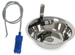 Lavello In Acciaio Inox Lavello Da Campeggio Integrato 32 Cm Rotondo Camper Caravan
