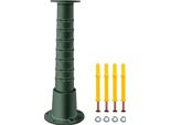 Supporto Per Pompa Supporto In Ghisa Pompa Oscillante 22,86X22,86X66Cm Pompa Da Giardino Supporto Per Pompa Rivestito Con Vernice A Spruzzo Supporto Per Pompa Manuale Parete Del Tubo Spessa 8 Mm, Adatta Per Il Giardino, Lo Stagno, Ecc.