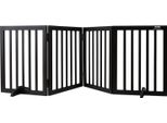 Cancello Per Cani Recinto Per Animali Cancello Di Sicurezza Per Bambini Pieghevole Marrone Forniture Per Animali Domestici