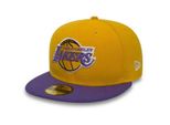KšIltovka New Era 59FIFTY Nba Basic Los Angeles Lakers Yellow Purple Cap - 7 1/2
