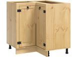 Syfax™ Armadietto Ski Marrone Miele 60 X 32 X 40 Cm Pino Massello