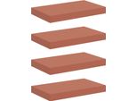 Syfax™ Scaffale Da Parete 4 Pcs Rosso 40 X 23,5 X 4 Cm