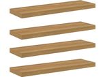 Syfax™ Scaffale Da Parete 4 Pcs Marrone 80 X 23,5 X 4 Cm