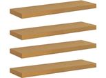 Syfax™ Scaffale Da Parete 4 Pcs Beige 90 X 23,5 X 4 Cm