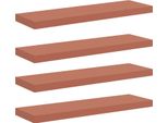 Syfax™ Scaffale Da Parete 4 Pcs Rosso 80 X 23,5 X 4 Cm