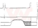 Piastra Di Riparazione Del Pannello Laterale Van Wezel Adatta Per MERCEDES-BENZ T1 Furgone (602) T1 Bus (601) T1 Furgone (601, 611) T1 Piattaforma/Telaio (601)