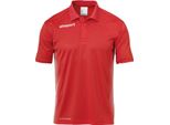 Uhlsport Football Score Polo Shirt Uomo Polo Shirt Rosso Bianco Taglia S