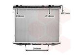 Van Wezel Radiatore Raffreddamento Motore 37002175 Per Opel Frontera A Suv (U92)