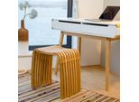 Relaxdays Sgabello Guardaroba In Design Bambù