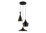 Italux Pedro Lampadario Industriale Nero MDM2436/3B