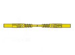 Cavo Di Misura Stampato Ad Iniezione Protetto Da Contatto 4Mm 25Cm / Giallo (Mlb/Gg-Sh 25/1)