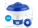 Meisterpool Galleggiante Dosatore Di Prodotti Chimici Per Piscina Dosatore Di Cloro, Con Prese D'aria Regolabili, Dimensioni: Per Pastiglie Da 20G