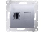 Presa Hdmi Singola Simon 54 Modulo Premium Argento
