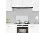 Vidaxl Alzatina Da Cucina Trasparente 70×40 Cm In Vetro Temperato