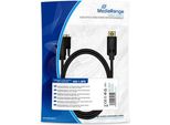 Mediarange MRCS199 Mediarange Displayport Auf Dvi Anschlusskabel 2M Schwarz